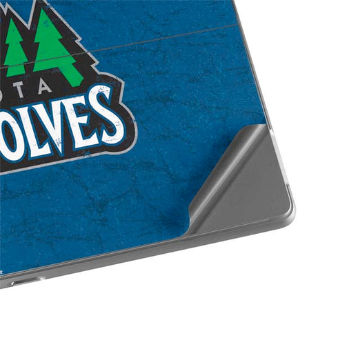 NBA Minnesota Timberwolves Distressed Surface Pro 8 Skin